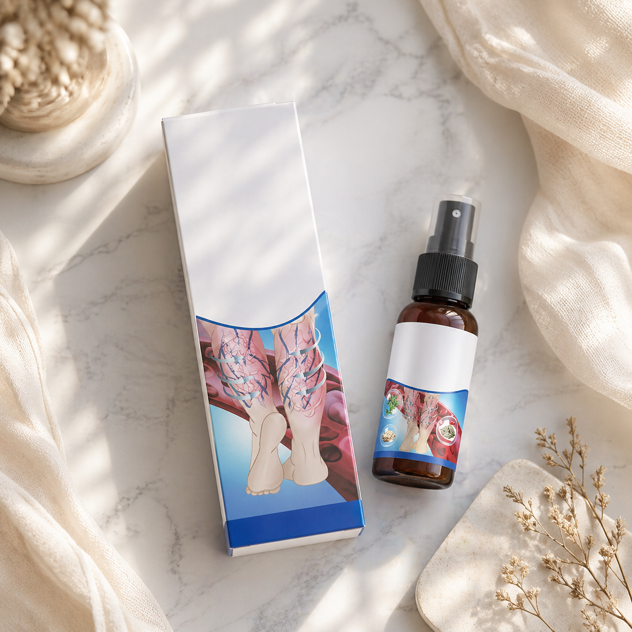 Amelie Vein Care Spray Soothe, Smooth, Plant Based