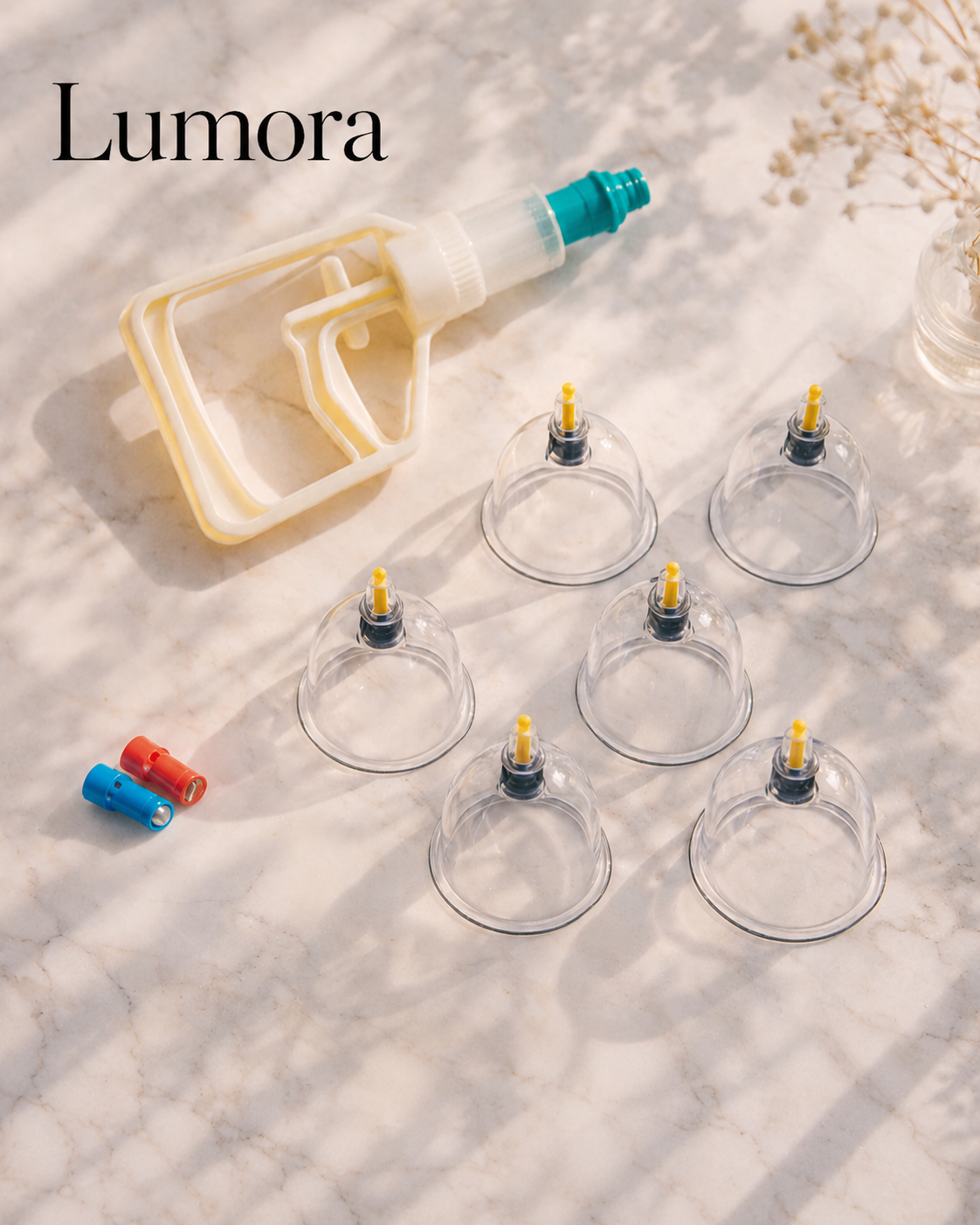 VitalCups Vacuum Cupping Set Muscle Relief, Easy Recovery