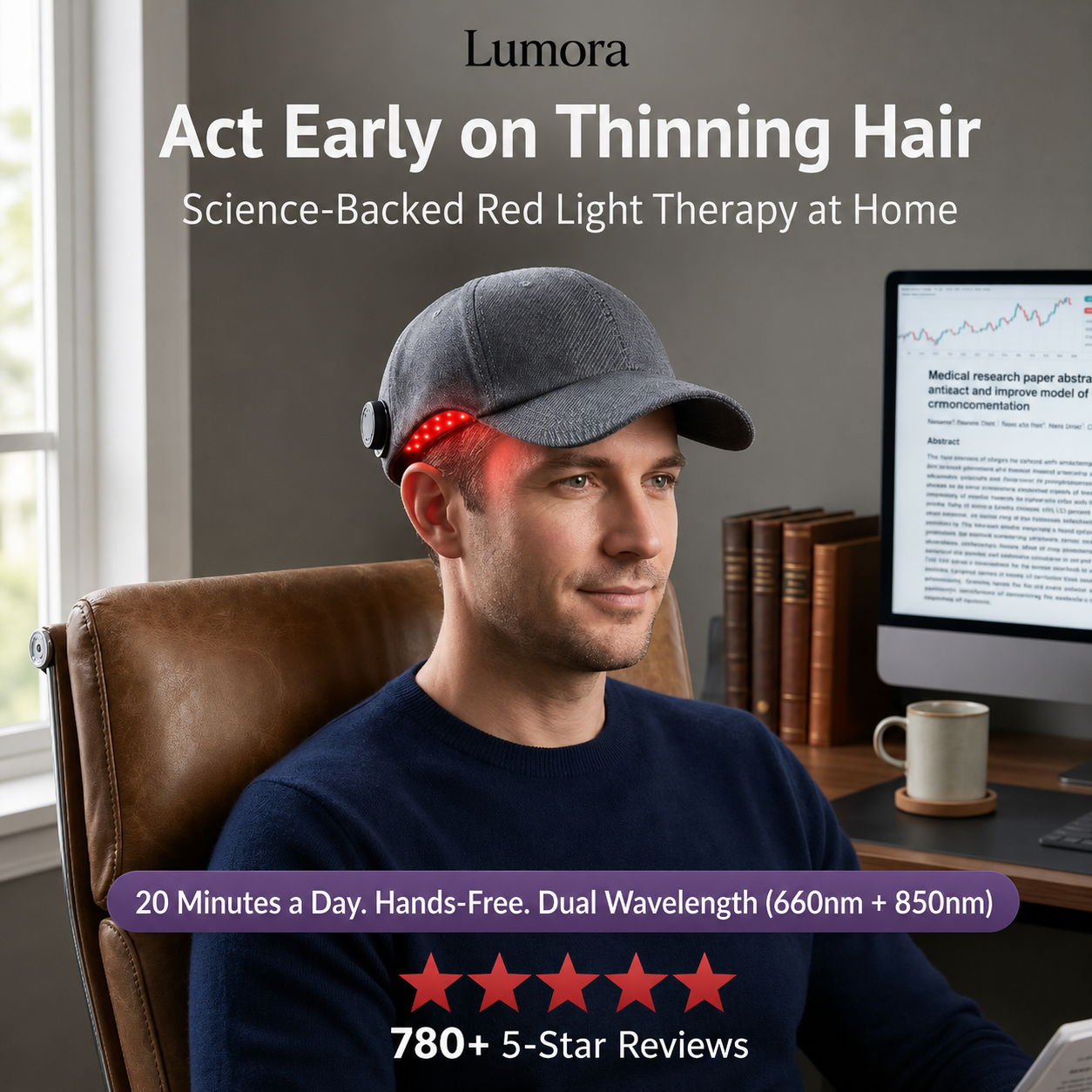 Clara Light Therapy Hair Cap