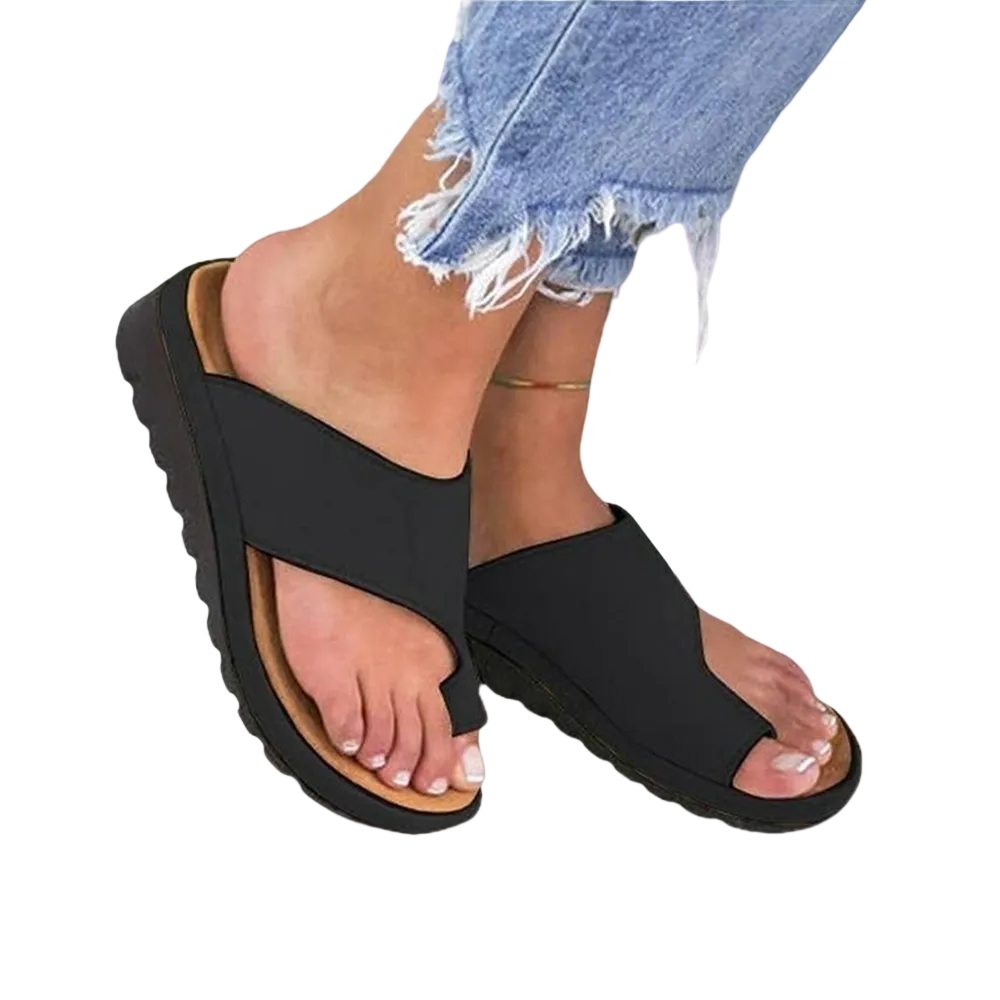 Lavinia Orthopedic Wedge Slides Arch Support, Comfort, Grip