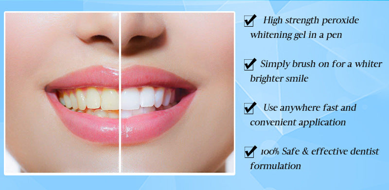 Aila Whitening Pen Brighter Smile, Fresh Breath, Gel