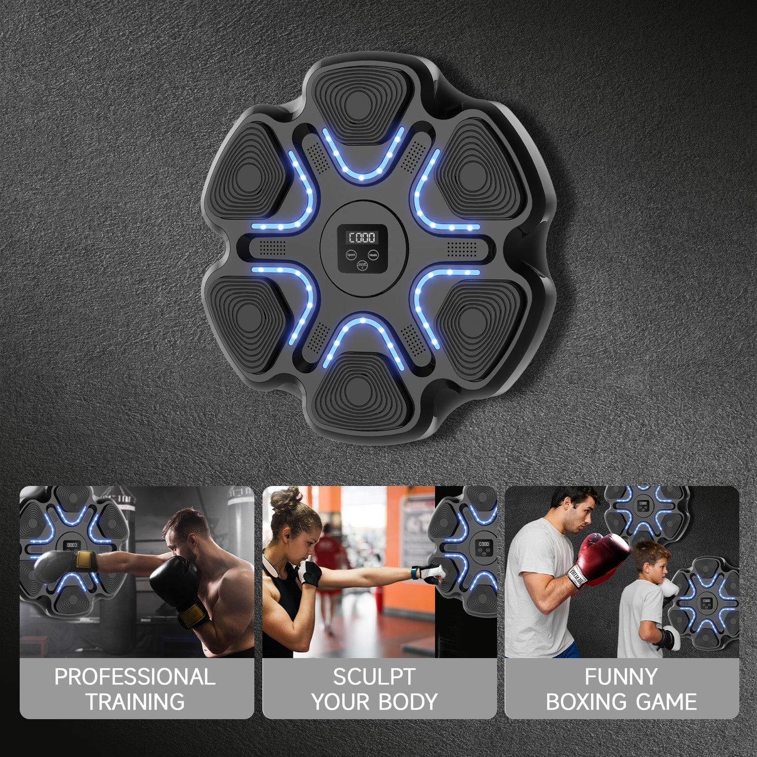 Marian Rhythm Boxing Trainer Stress Relief Fitness Wall Pad