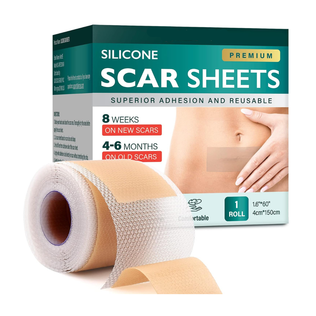 Sheena Silicone Scar Sheets Softens Flattens Reusable Roll