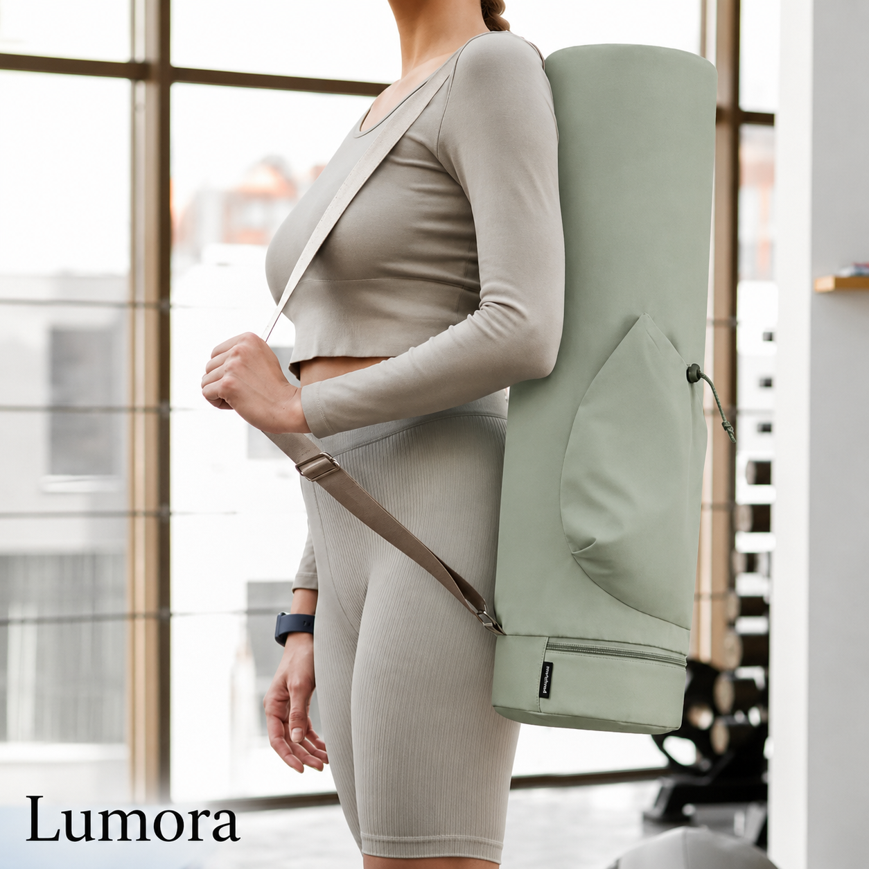 Vina Yoga Mat Bag Carry Organize Store Breathable Pockets