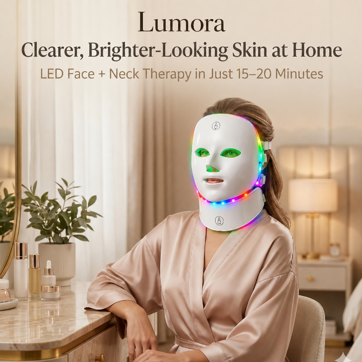 Elara LED Face & Neck Mask