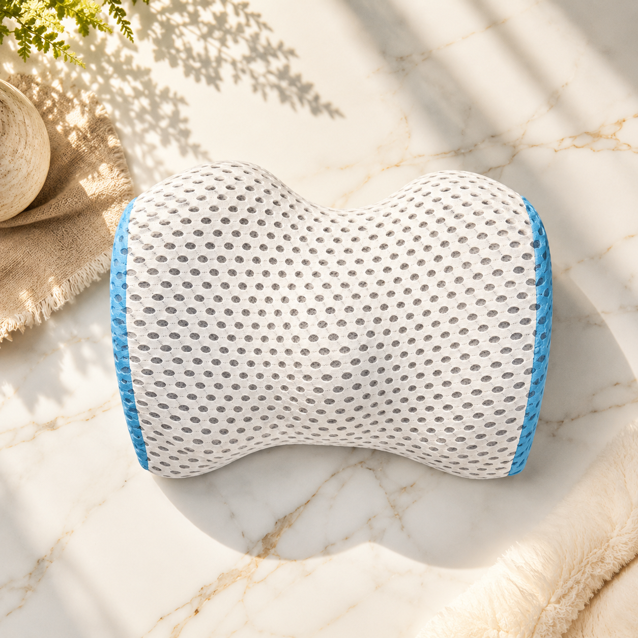 Mendy Lumbar Support Pillow Back Relief Posture Washable Cover