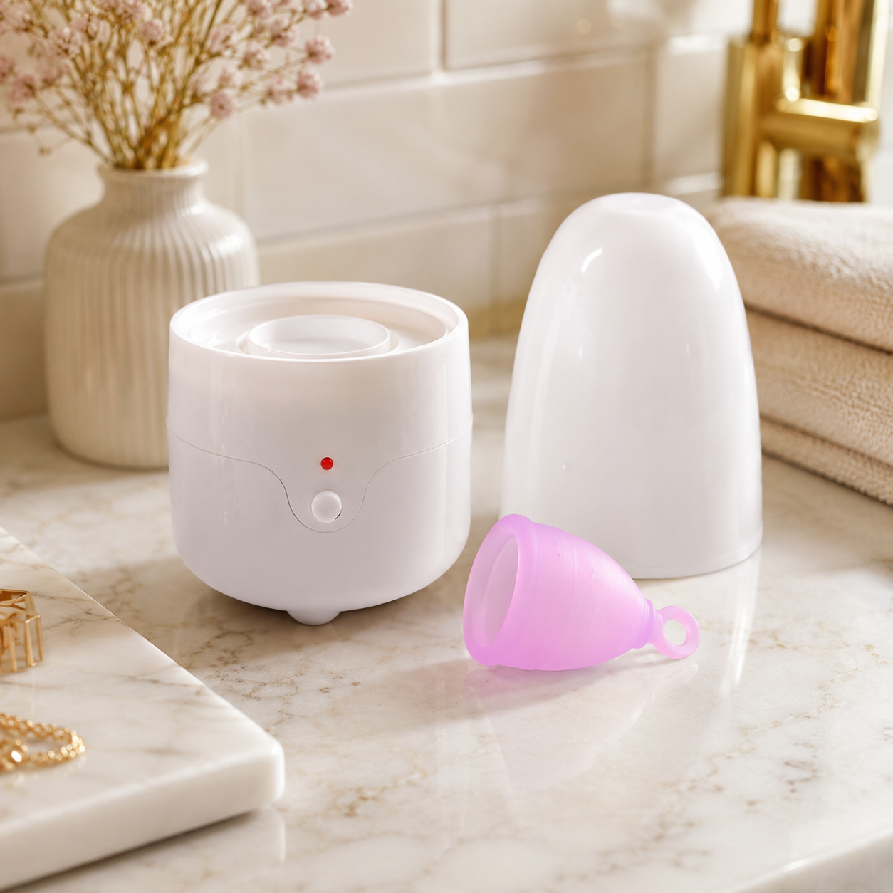 Michaela Menstrual Cup Sterilizer Fresh Clean Compact