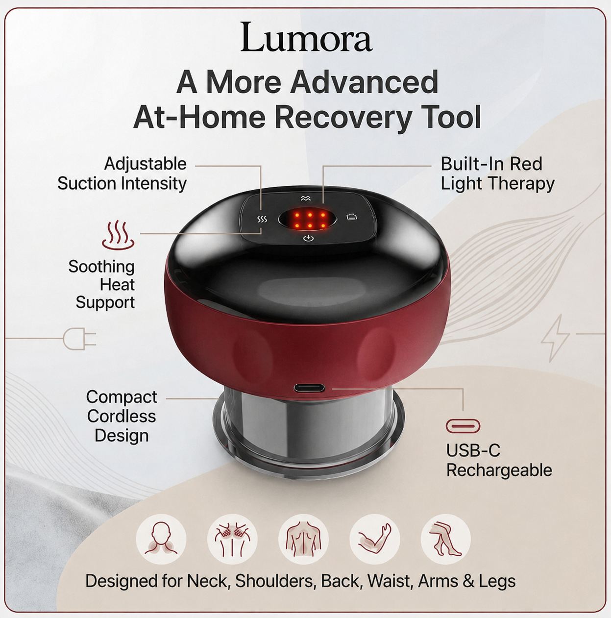Natasha Red Light Cupping Massager
