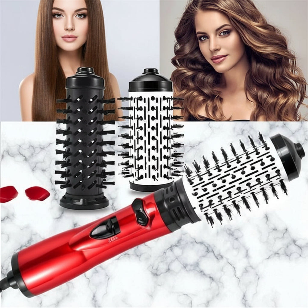 Aurelia Rotating Hot Air Brush Smooth Blowouts, Shine, 3-in-1