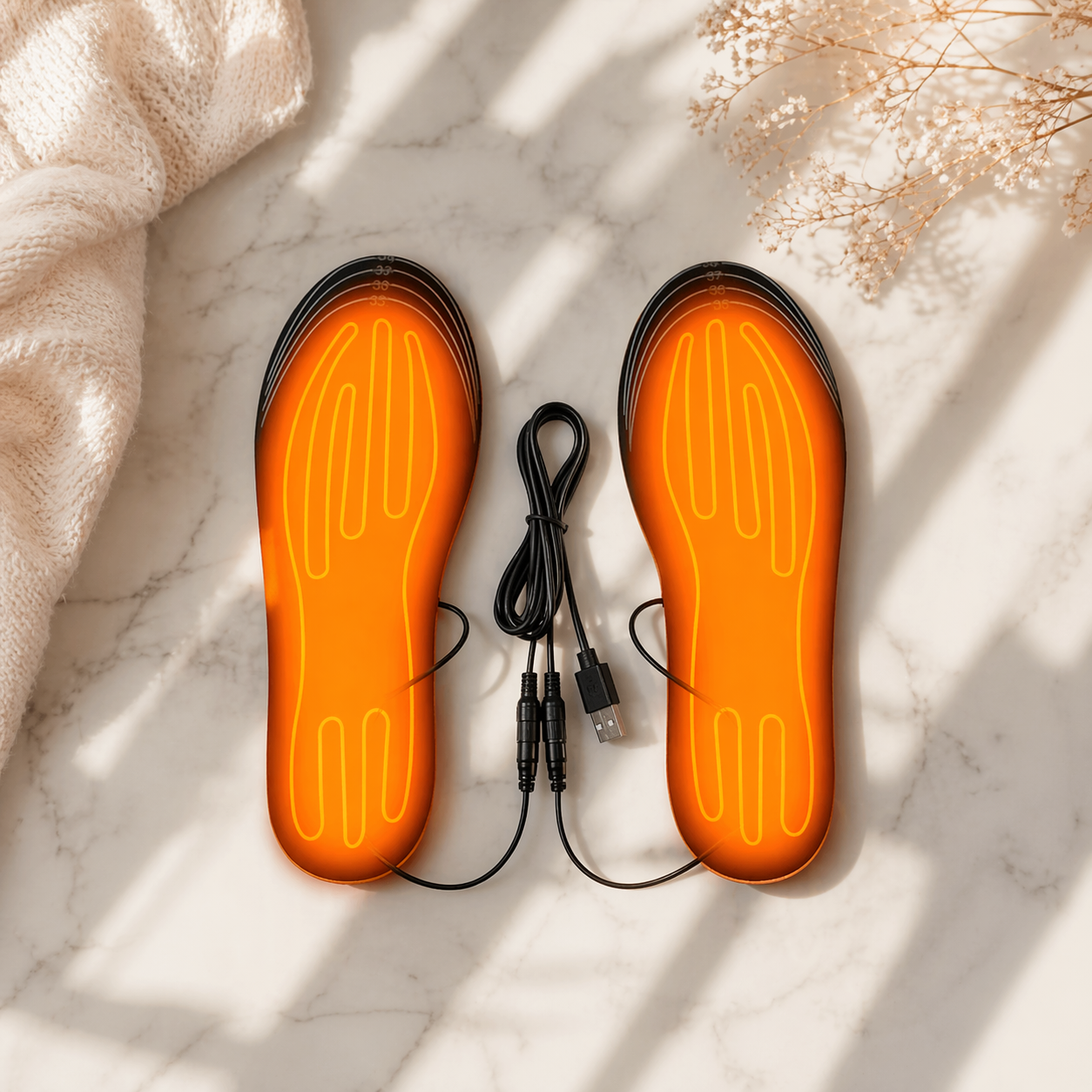 Annaliza Heated Insoles Warm Feet Daily Comfort Rechargeable