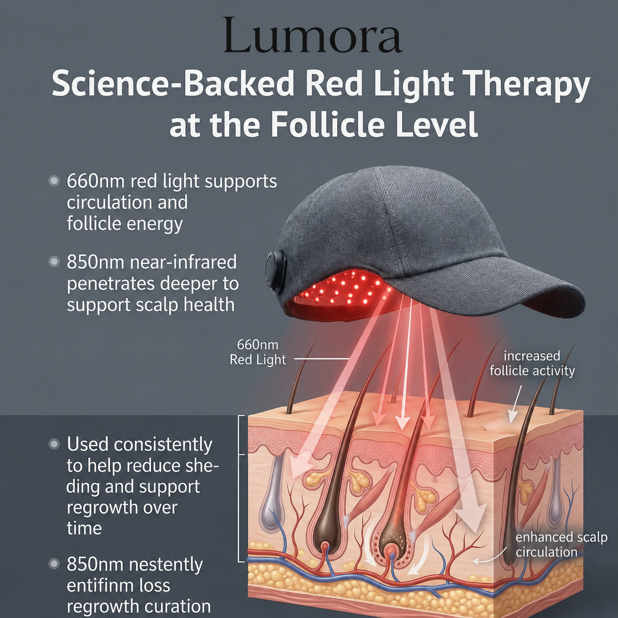 Clara Light Therapy Hair Cap