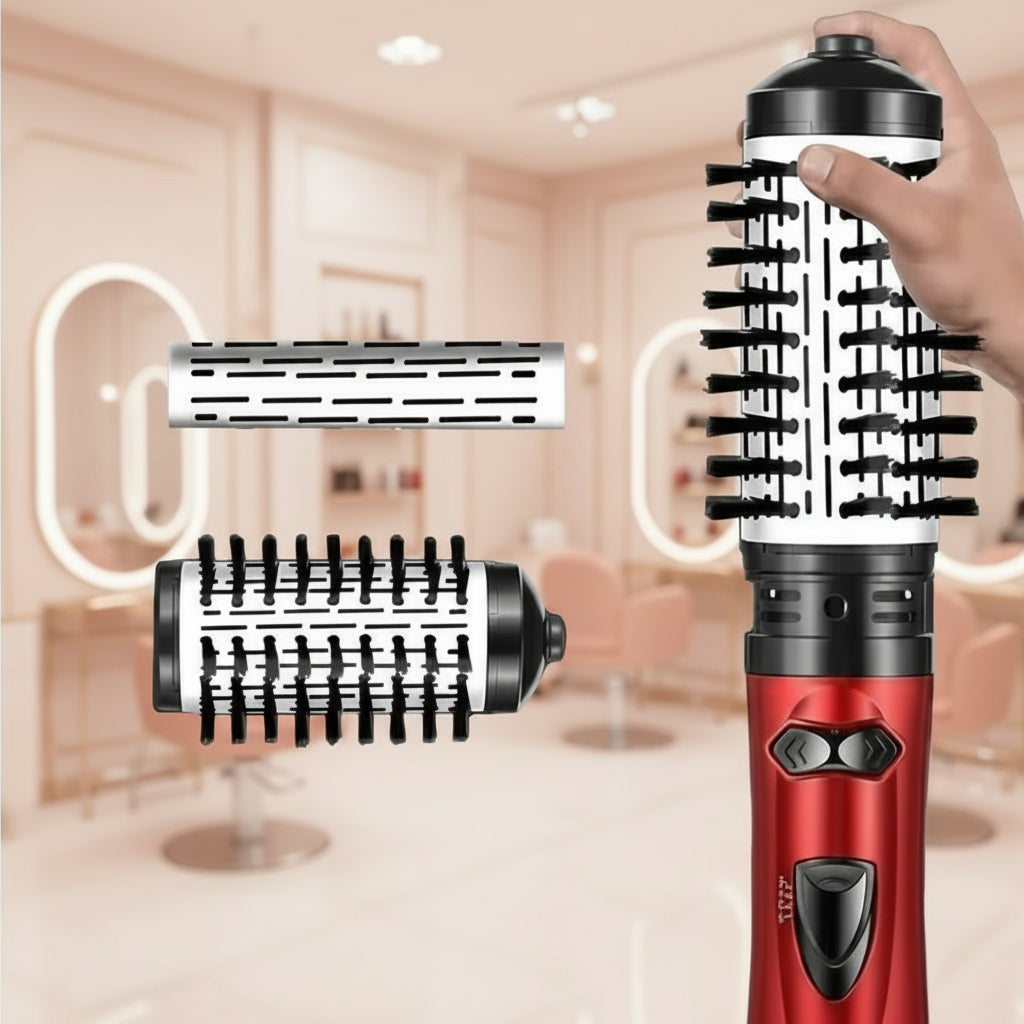Aurelia Rotating Hot Air Brush Smooth Blowouts, Shine, 3-in-1