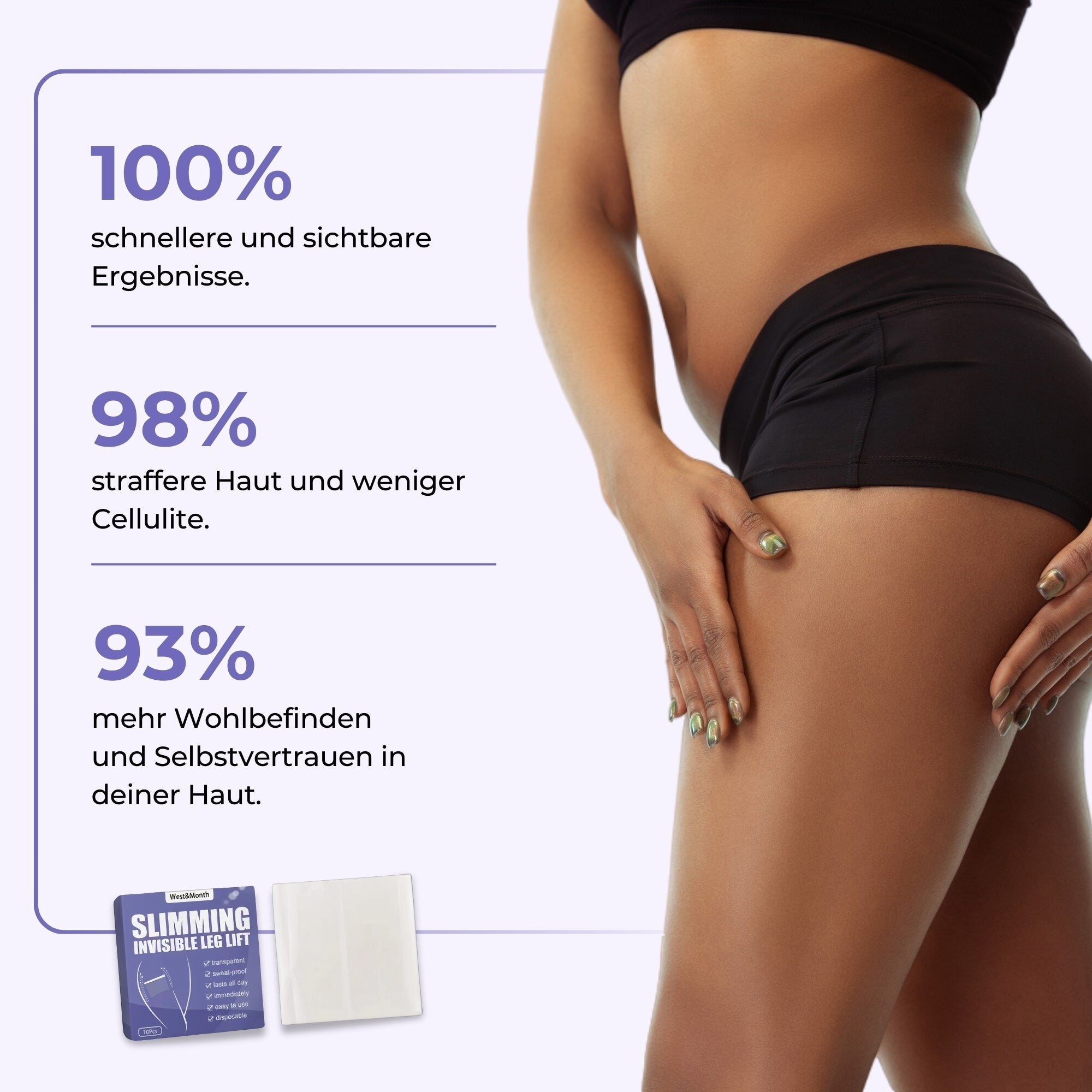 Alaya Thigh Firming Patches Smooth, Tone, Easy Wear