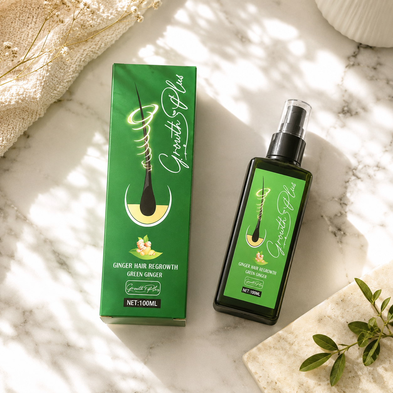 Mineah Hair Growth Spray | Thicker Roots, Less Shedding, 100ml