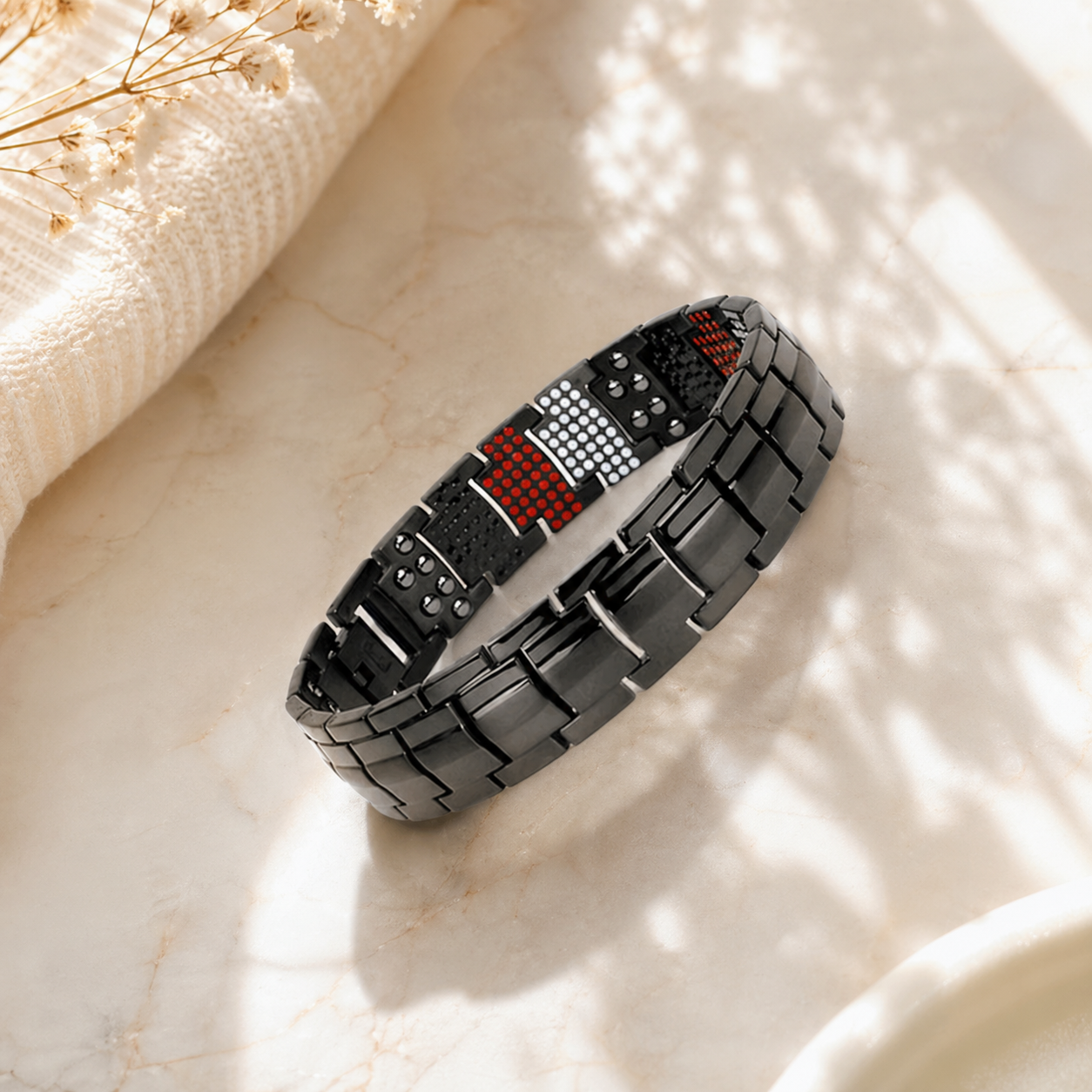 Jessa Magnetic Wellness Bracelet Balance, Comfort, Zinc