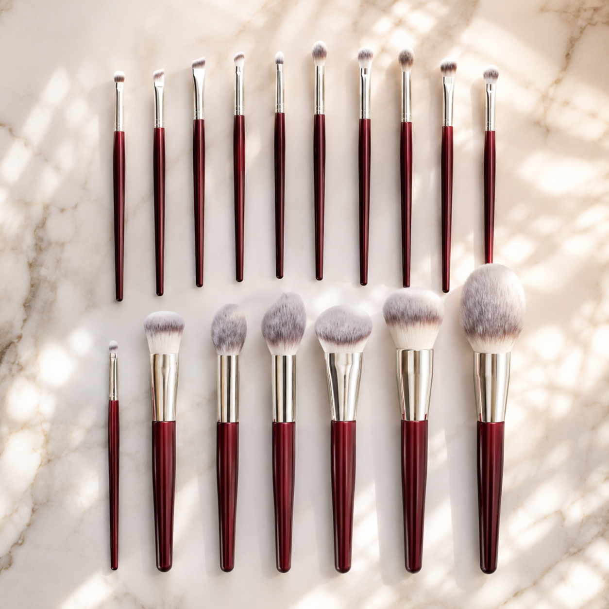 Ylona Pro Brush Set Smooth Blend, Soft Touch, 15 Pieces