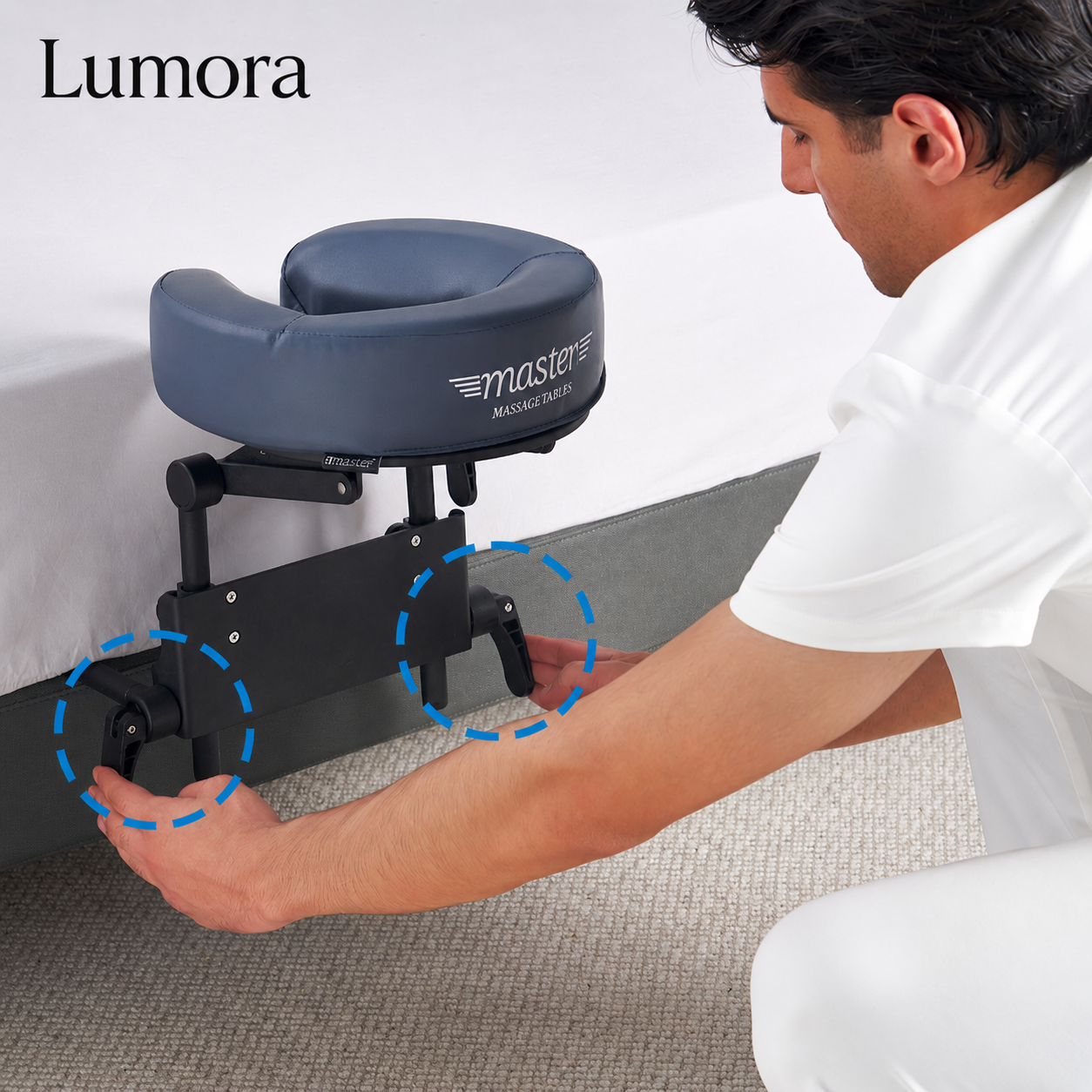 Eunice Home Massage Mattress Kit Adjustable Comfort Face Cradle