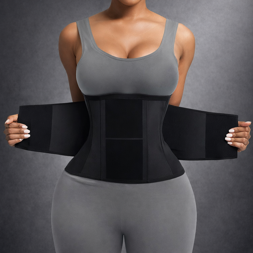 France Waist Trainer Belt Smoothing, Support, 3-Belt Fit