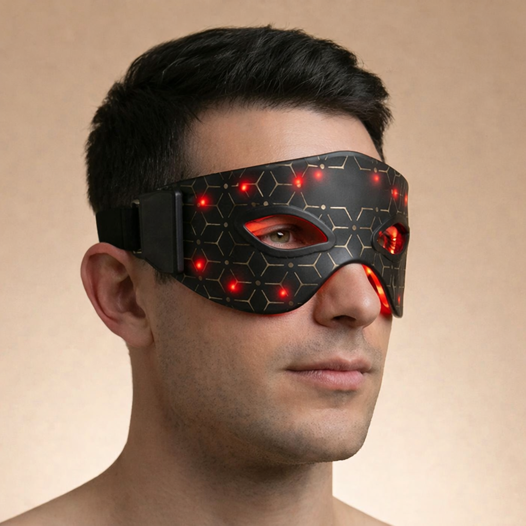 LED Red Light Eye Mask