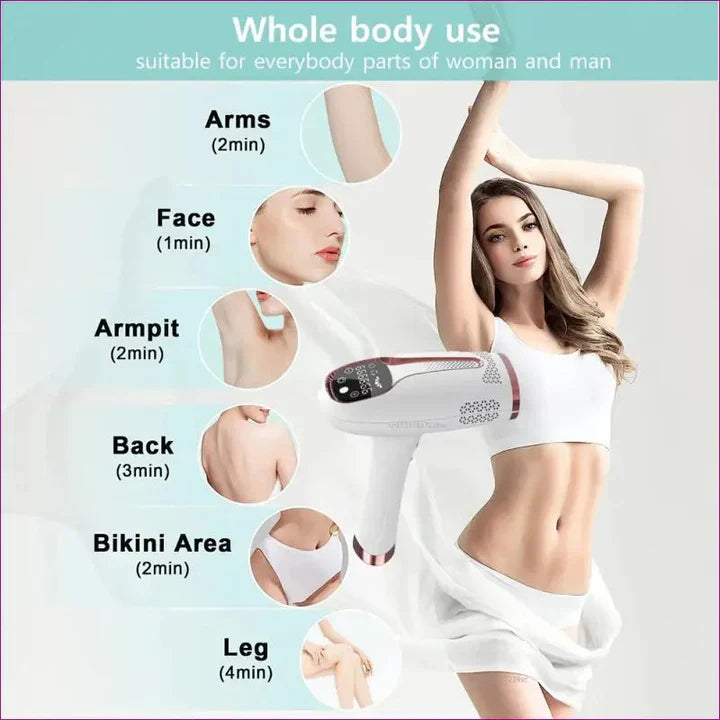 Viviane IPL Hair Remover Smooth Skin Fast 5 Level Device