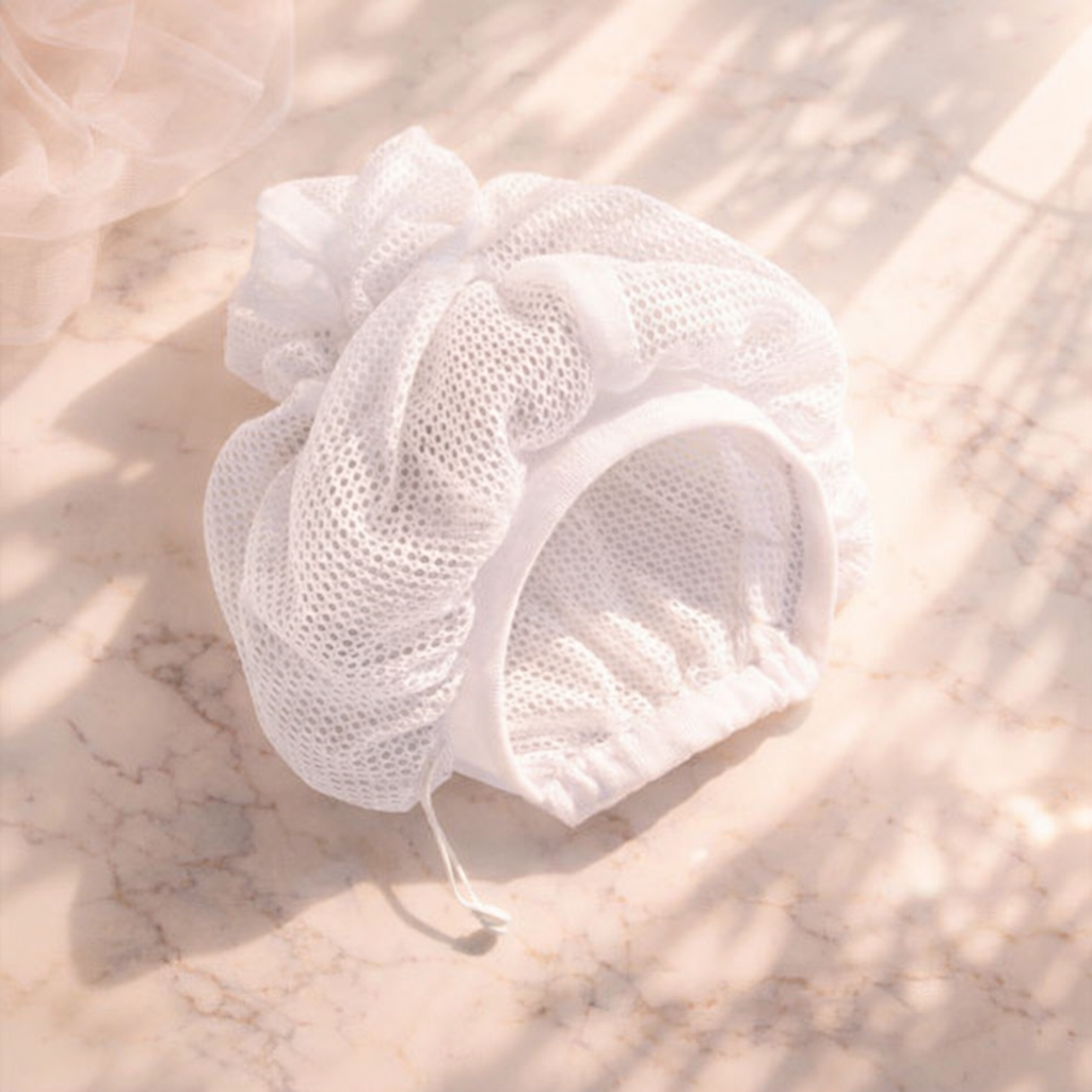 Irene Hair Bonnet Dryer Cap Faster Drying Frizz Ease Mesh Comfort