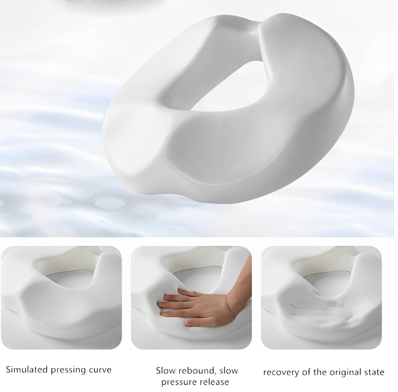 Cassiopea Donut Seat Cushion Relief, Posture, Memory Foam