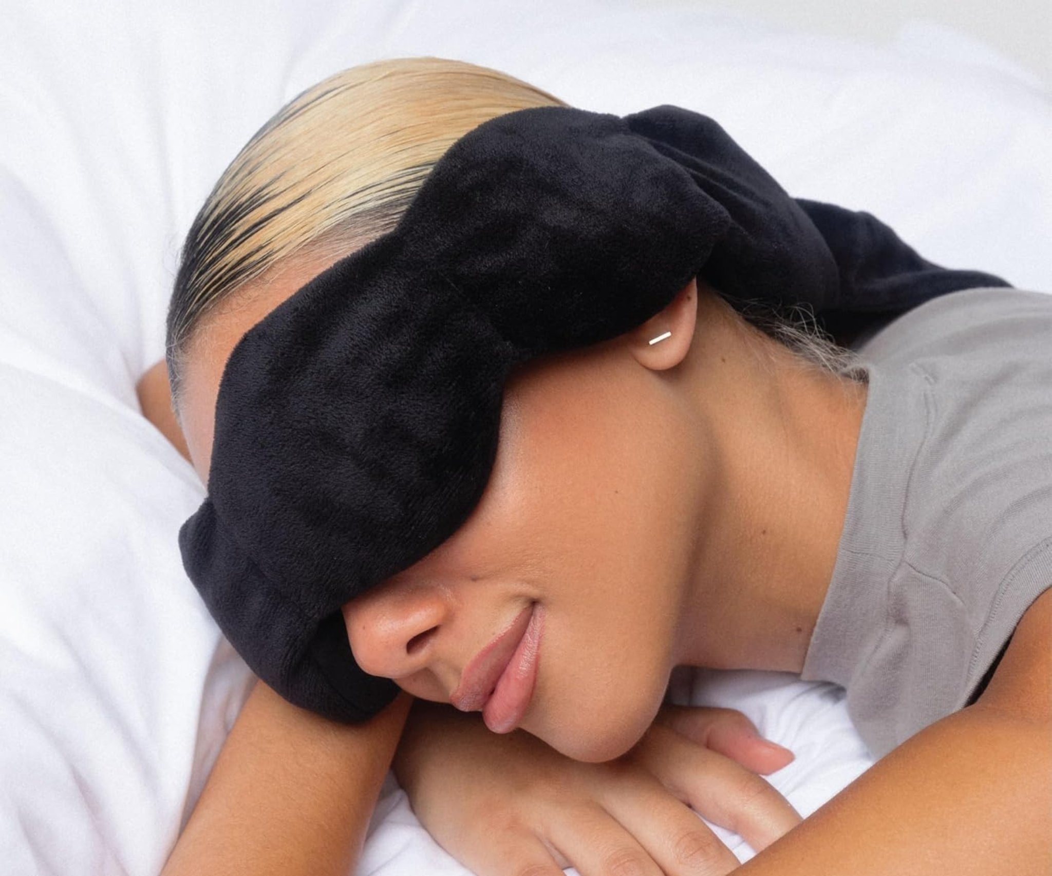 Janella Weighted Sleep Eye Mask Calm, Blackout, Cooling