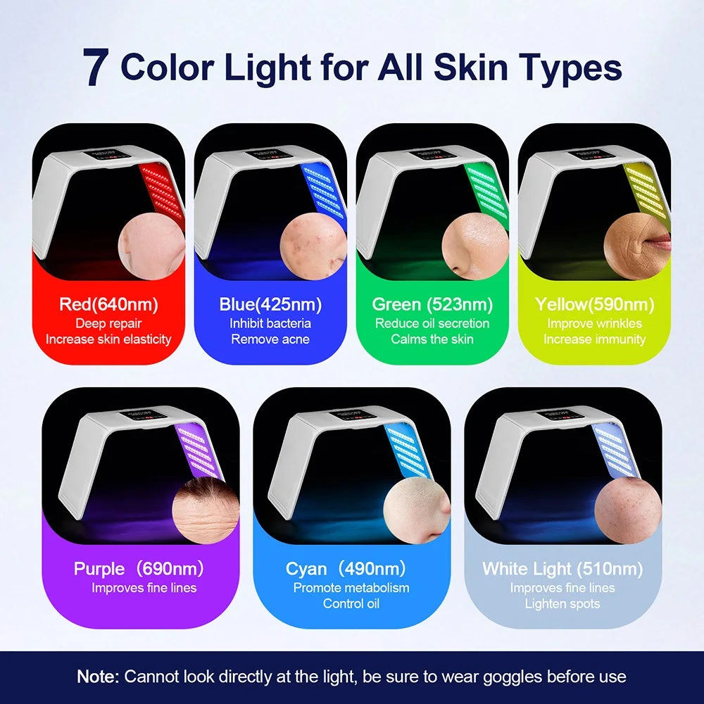 Ryzza LED Light Therapy Glow Smoothing Foldable Device