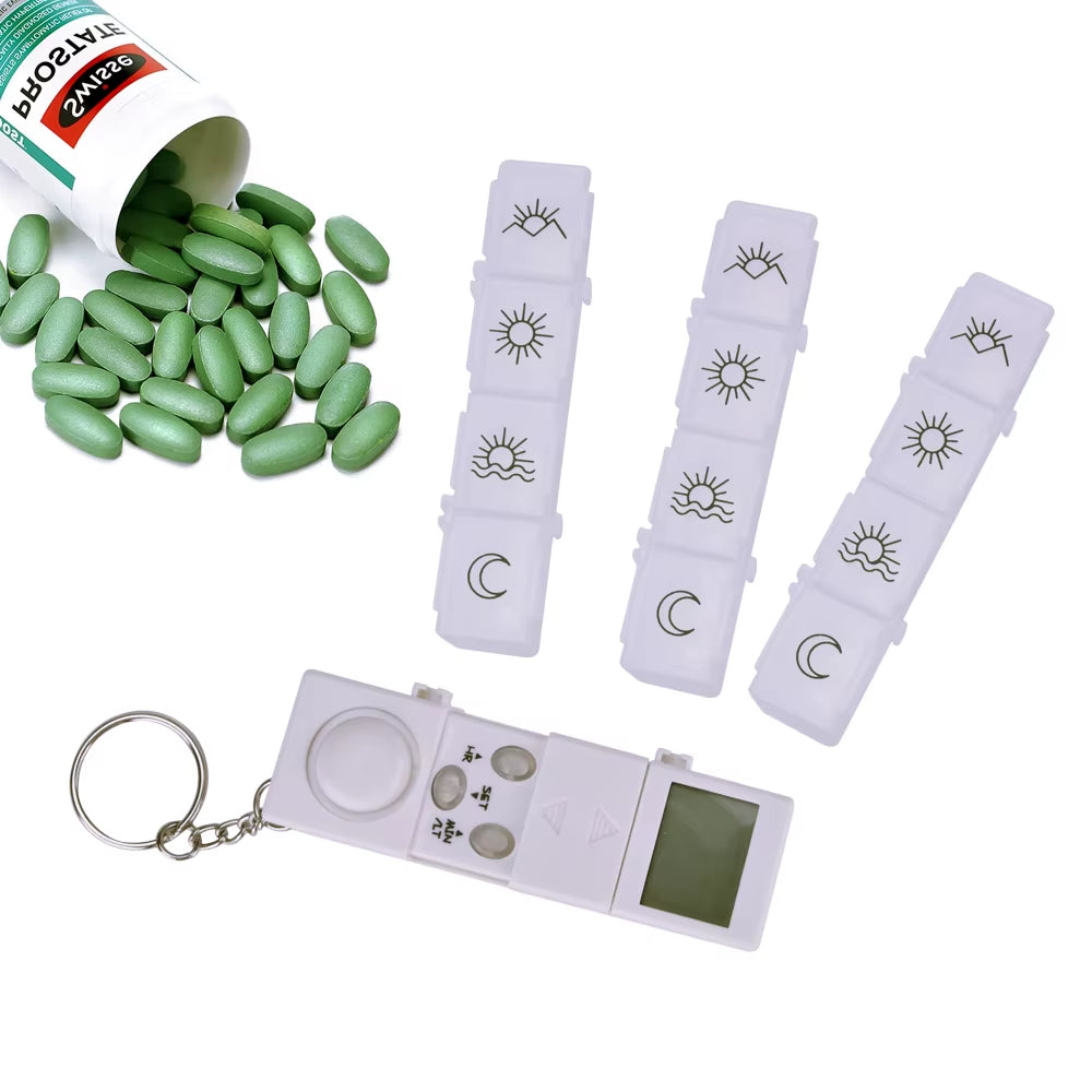 Kristal Pill Organizer Daily Reminders, Calm Routine, Alarm