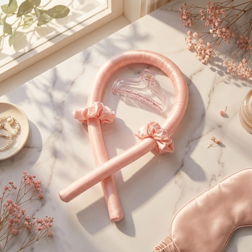 Lovely Heatless Curl Ribbon Soft Waves, Less Damage, Overnight