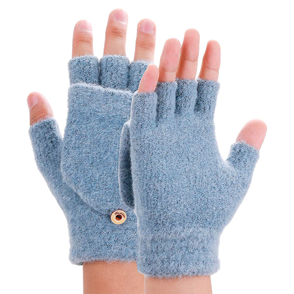 Roxane Heated Fingerless Gloves Warm Hands Soft USB