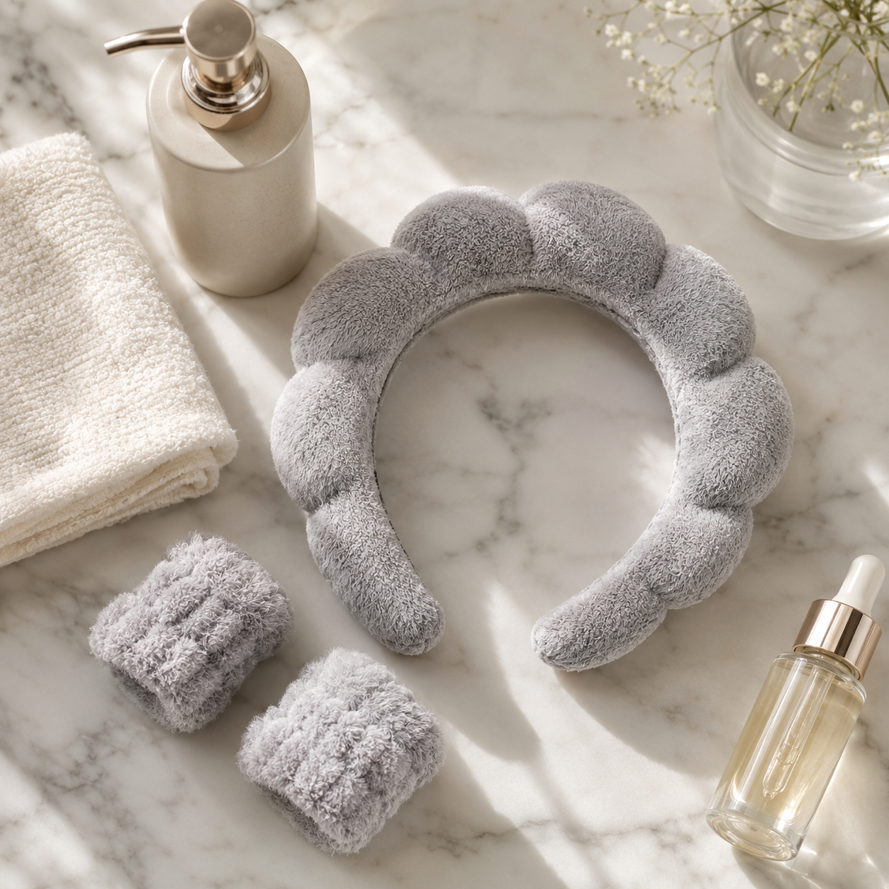 Aidelene Skincare Headband Hair Control, Soft Fit, Facial Band