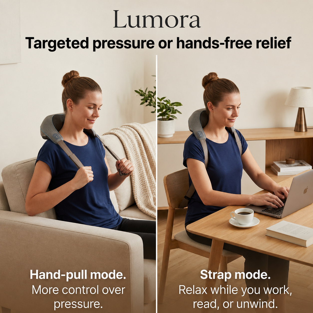 Luna Neck & Shoulder Shiatsu Massager