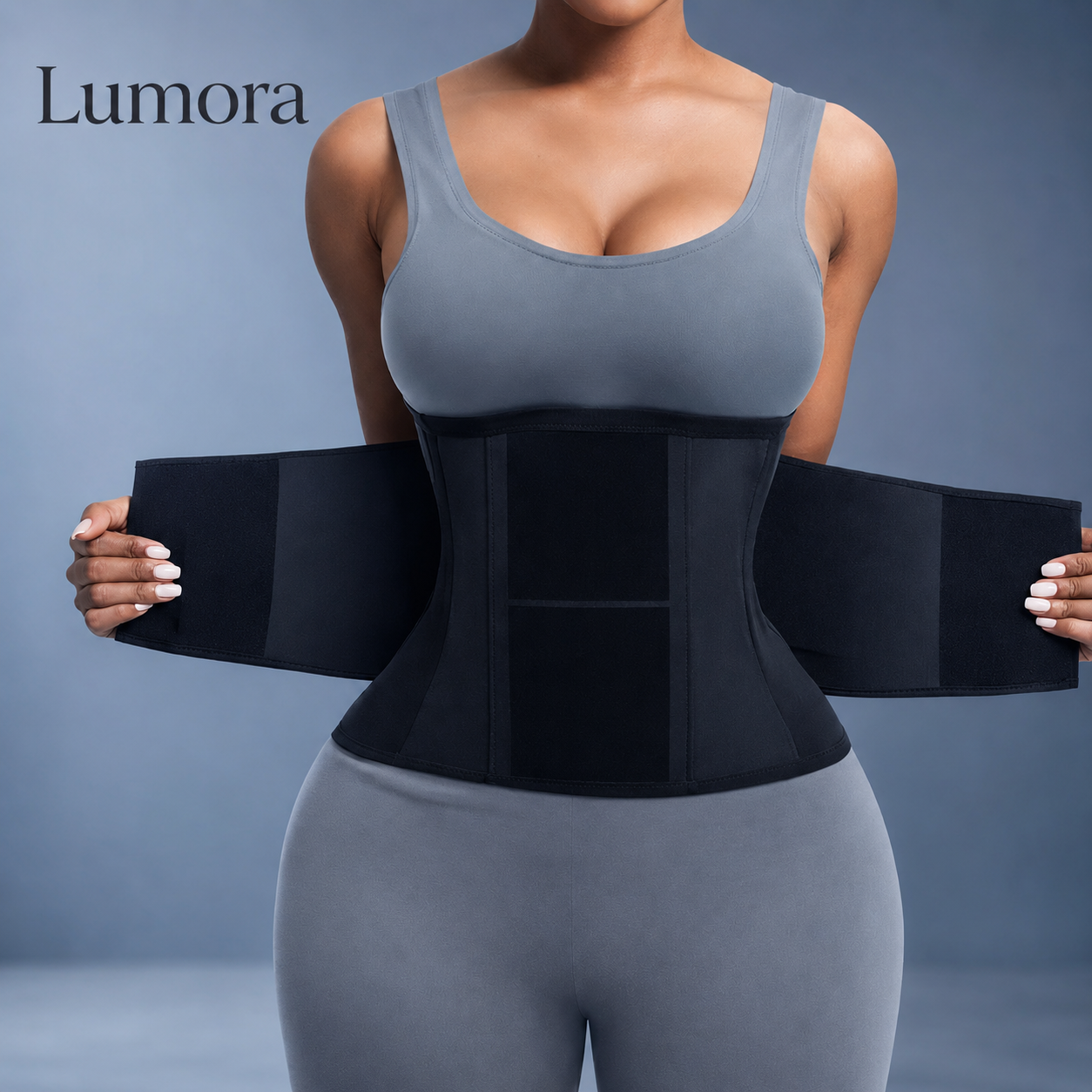 France Waist Trainer Belt Smoothing, Support, 3-Belt Fit