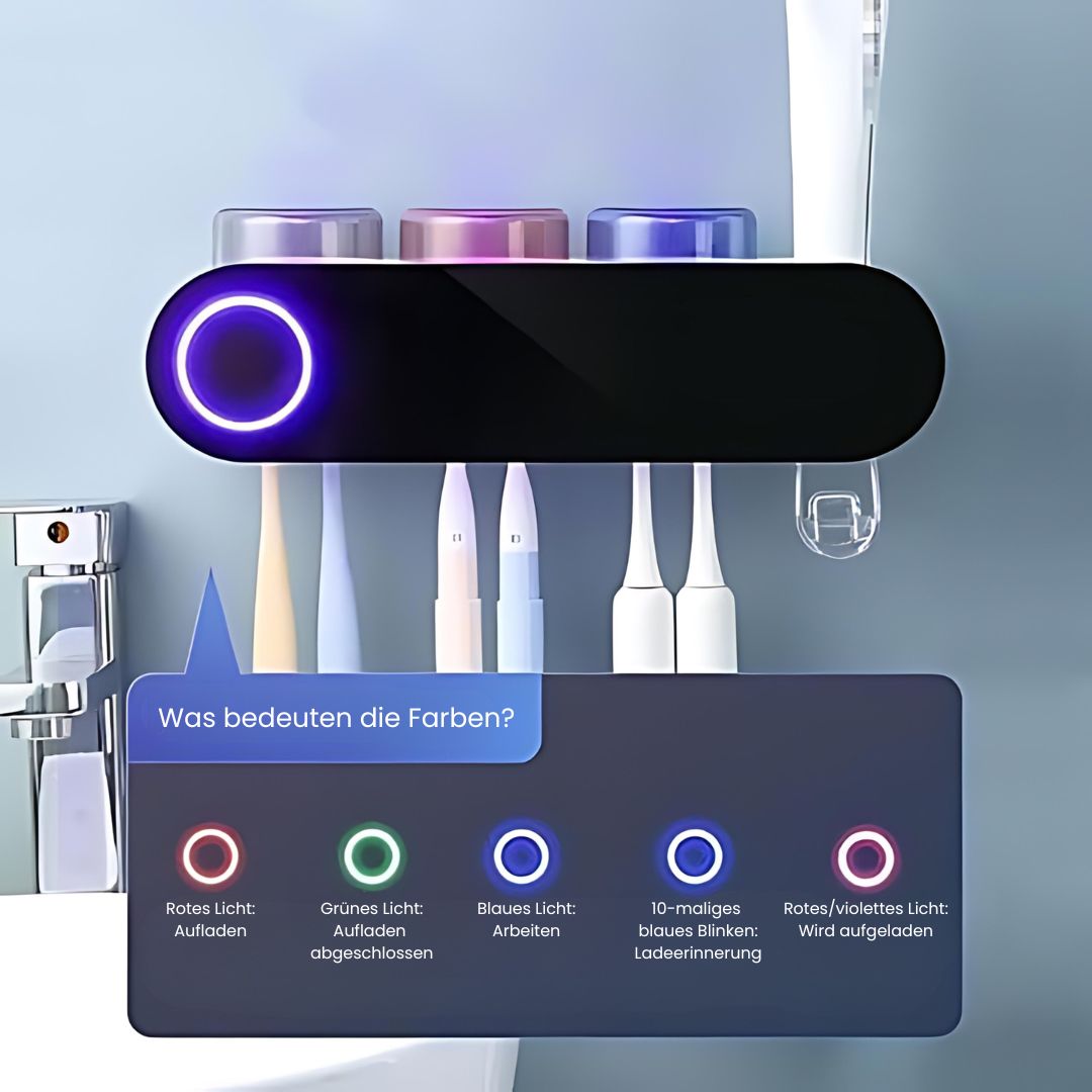Arissa Brush Dock Toothbrush Holder | UV Clean, Smart Storage