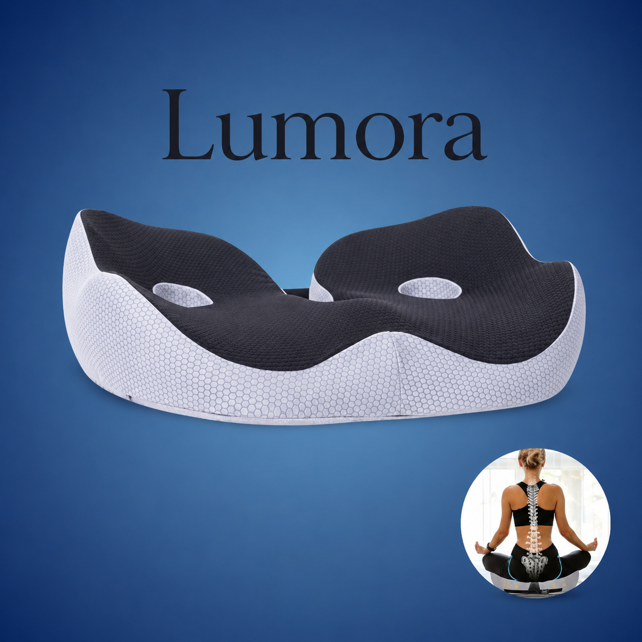 Vien Memory Foam Seat Cushion Tailbone Relief, Posture, Portable