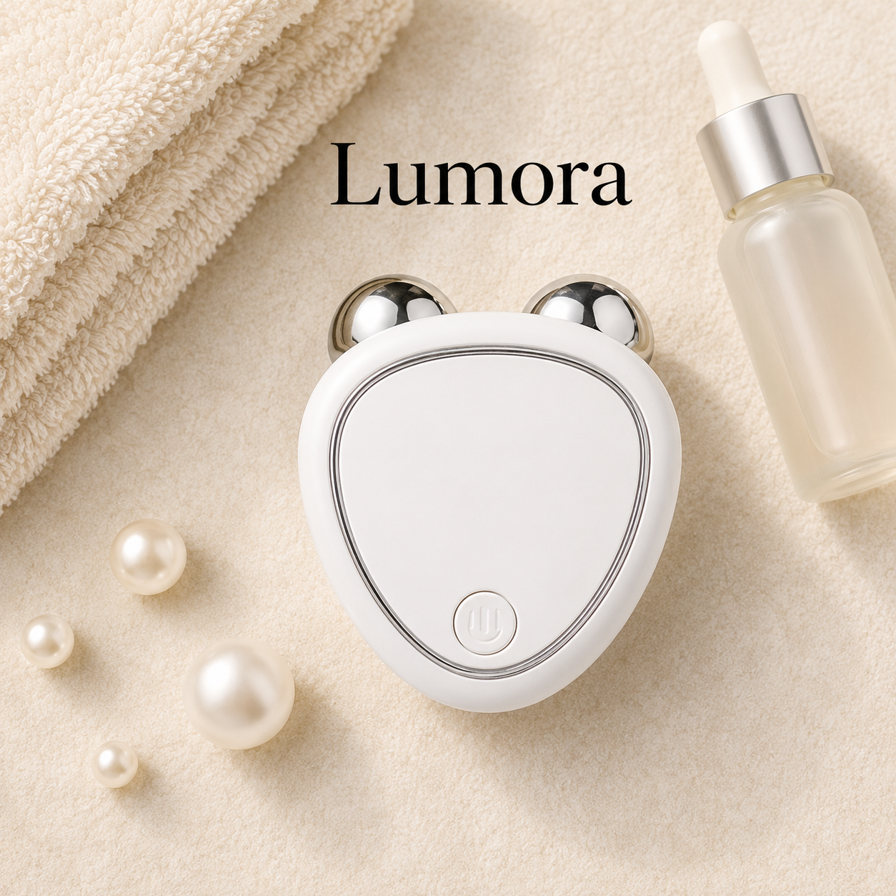 Feliza Microcurrent Face Roller Lifted Look, Sculpted Glow, Compact