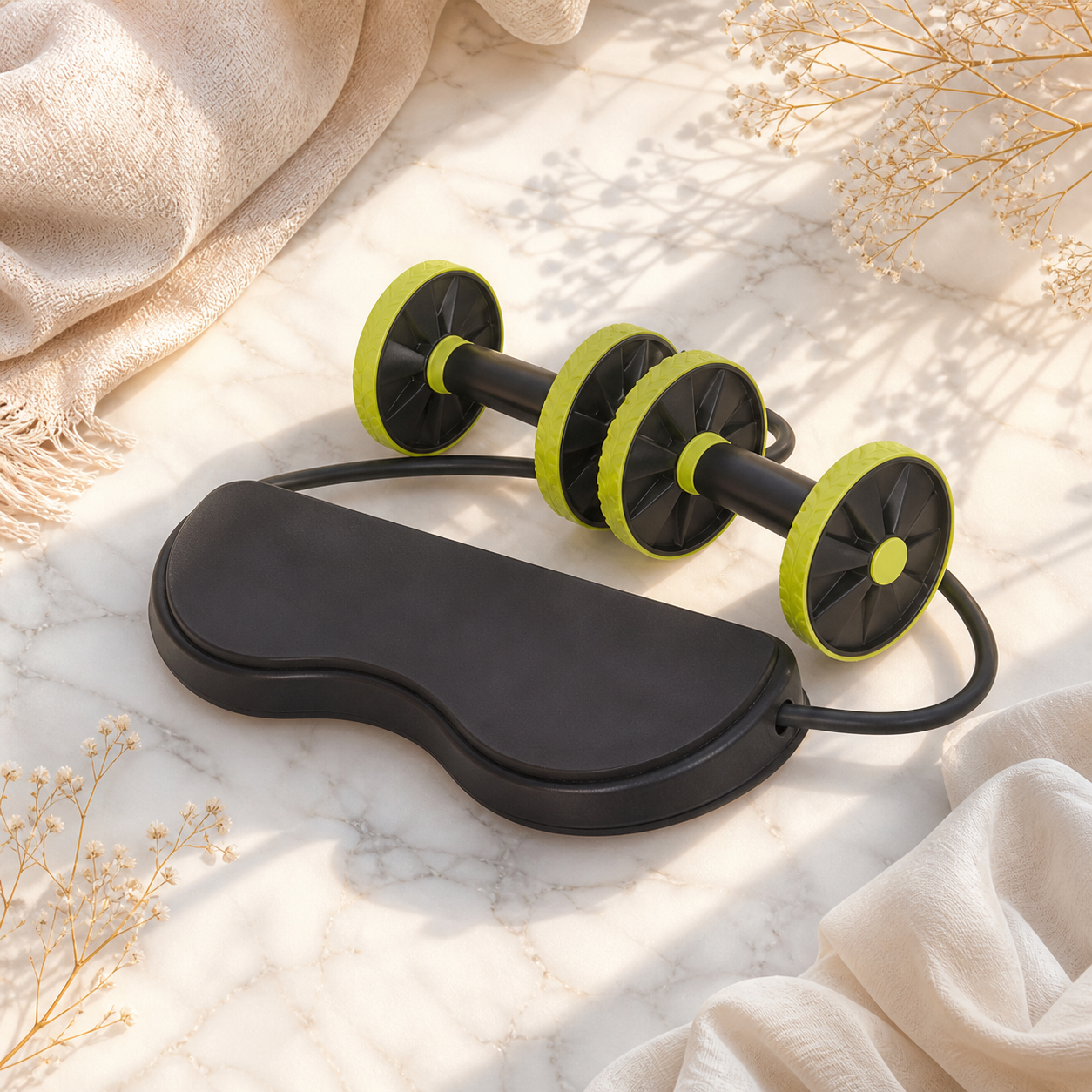 Ysha Power Roll Ab Trainer Core Tone Adjustable Resistance