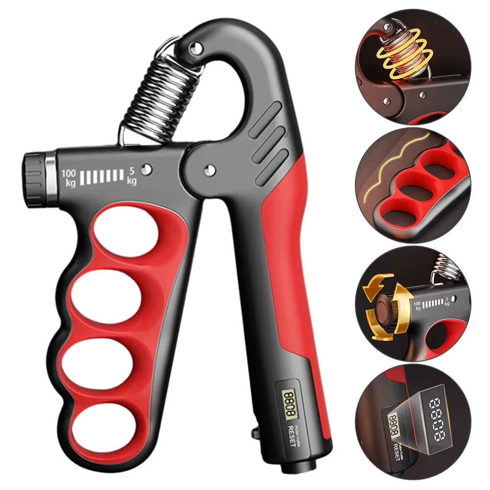 Shyrelle Grip Strength Trainer Strong Forearms Rep Counter