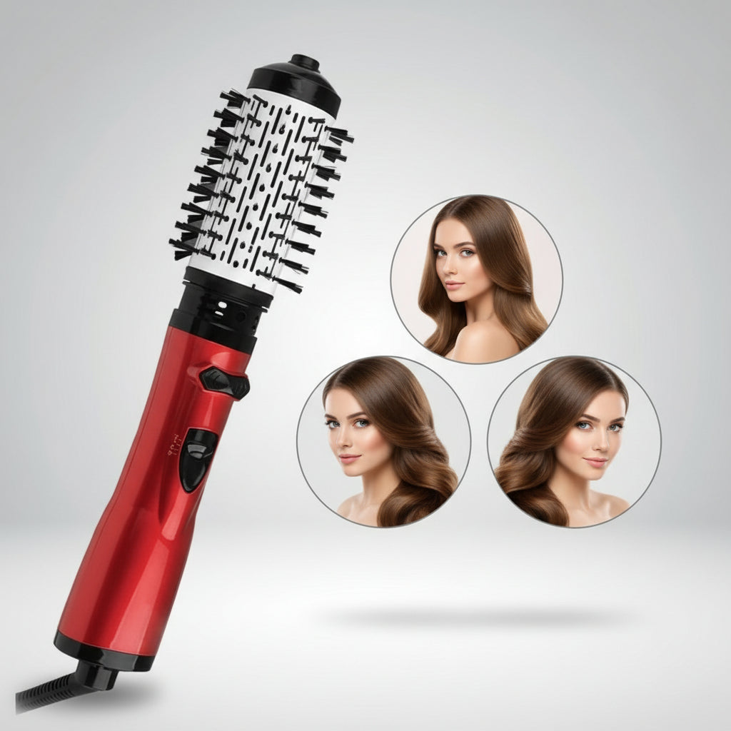 Aurelia Rotating Hot Air Brush Smooth Blowouts, Shine, 3-in-1