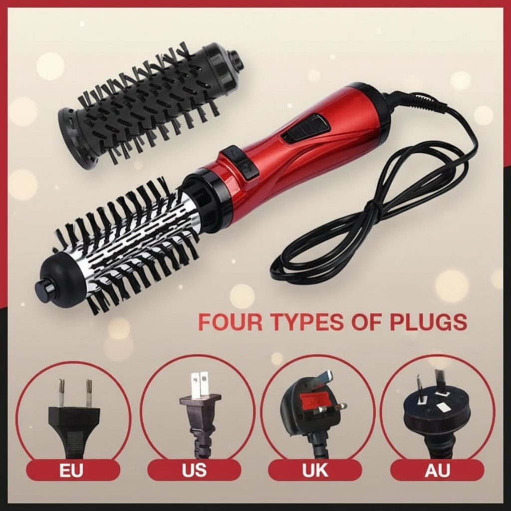 Aurelia Rotating Hot Air Brush Smooth Blowouts, Shine, 3-in-1