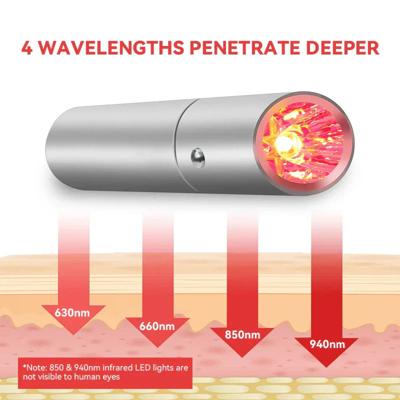 Geneviev Healuxe Light Therapy Pen Pain Relief, Glow, Infrared
