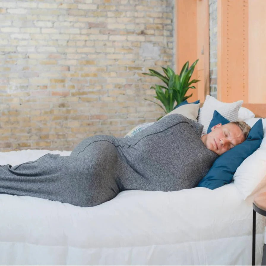 Celeste Adult Swaddle Blanket Calm Sleep, Soft Hug, Stretch Fit