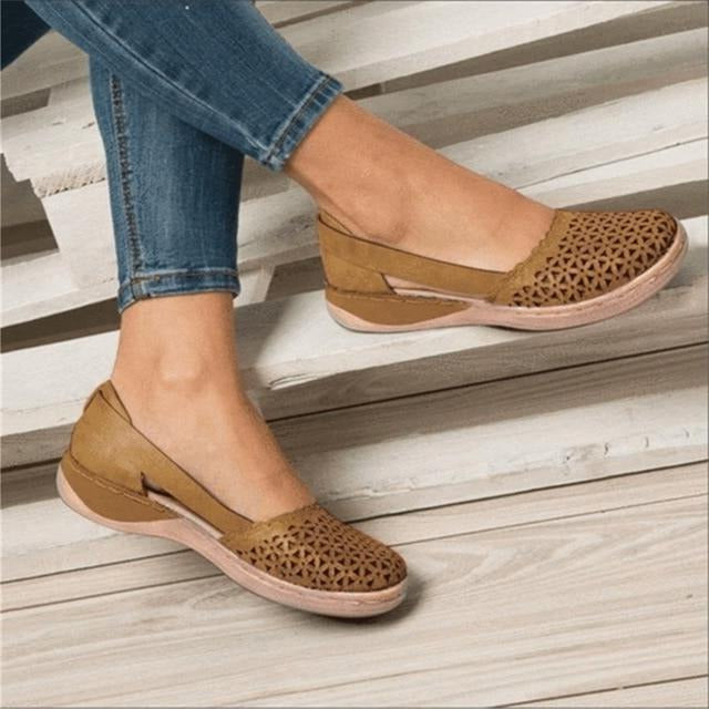 Gelileah Bunion Flats Wide Toe Comfort, Soft Support, PU
