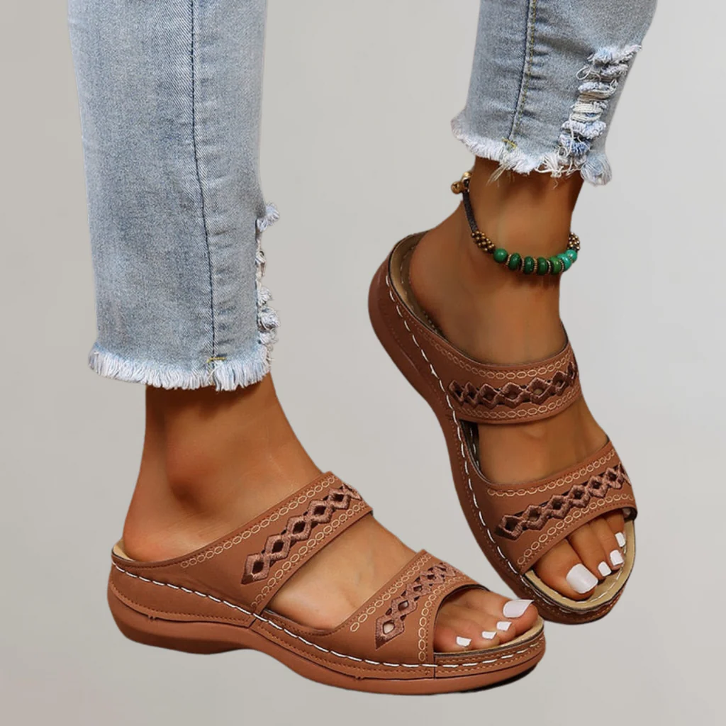 Pausha Orthopedic Sandals Soft Support, Cool Comfort, Wedge Sole