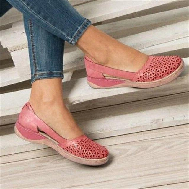 Gelileah Bunion Flats Wide Toe Comfort, Soft Support, PU
