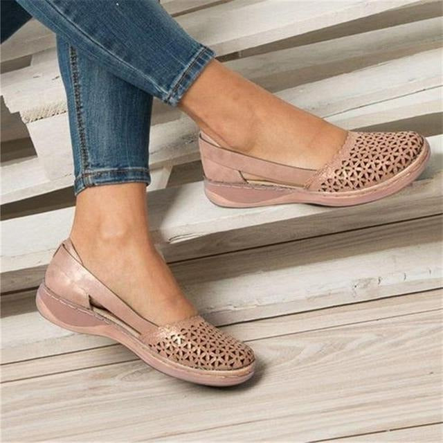 Gelileah Bunion Flats Wide Toe Comfort, Soft Support, PU