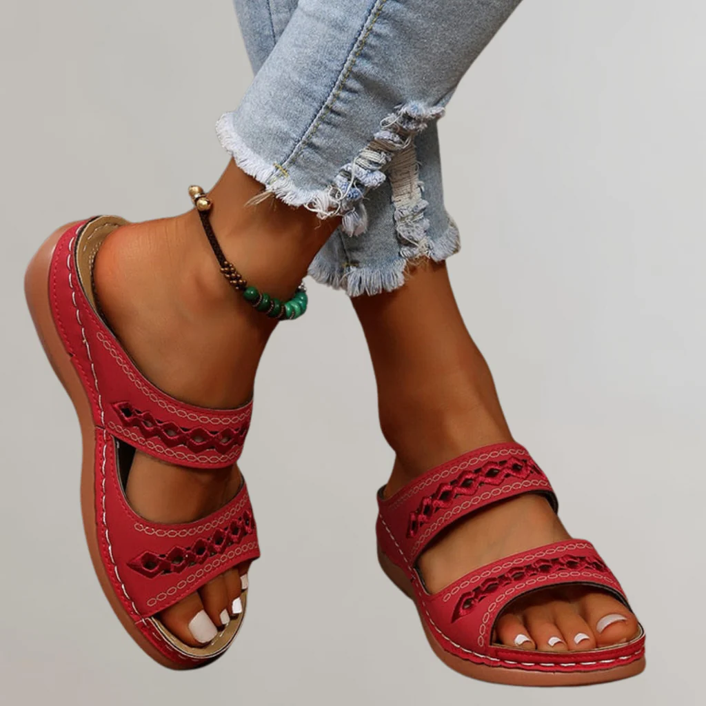 Pausha Orthopedic Sandals Soft Support, Cool Comfort, Wedge Sole