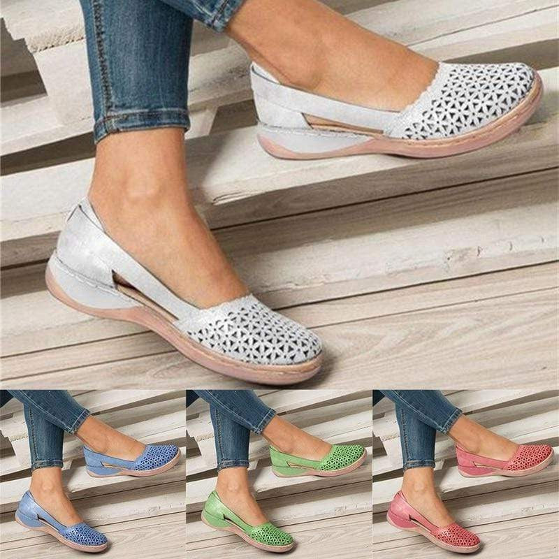Gelileah Bunion Flats Wide Toe Comfort, Soft Support, PU