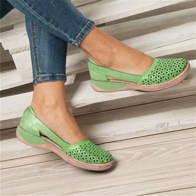 Gelileah Bunion Flats Wide Toe Comfort, Soft Support, PU